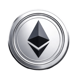 Gráfico flotante de ETH, la criptomoneda Ethereum